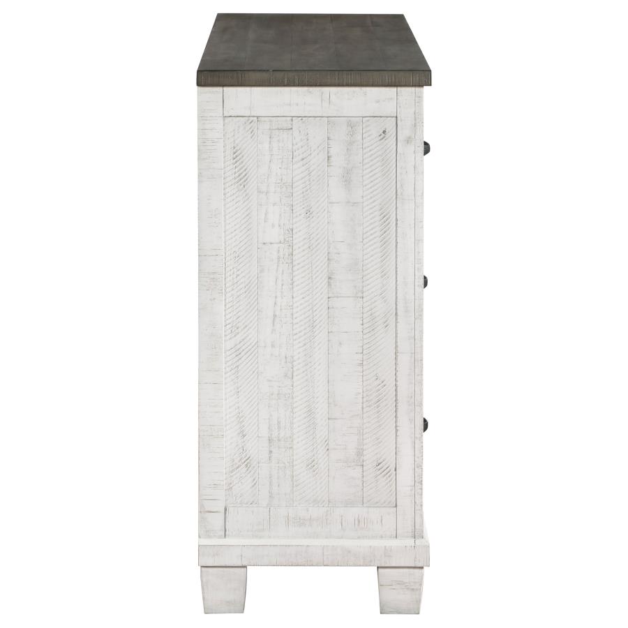 (image for) Lilith 7-drawer Dresser Distressed White