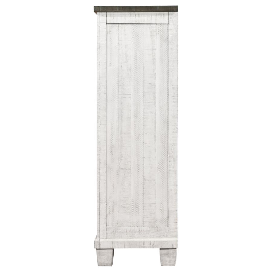 (image for) Lilith 5-drawer Bedroom Chest Distressed White