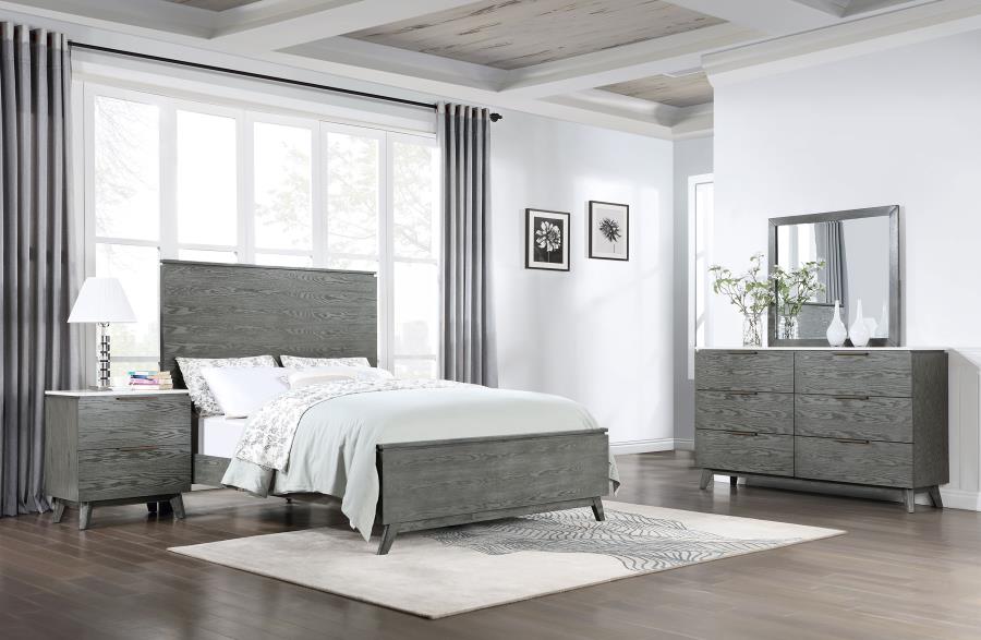 (image for) Nathan 4-piece Eastern King Bedroom Set Grey