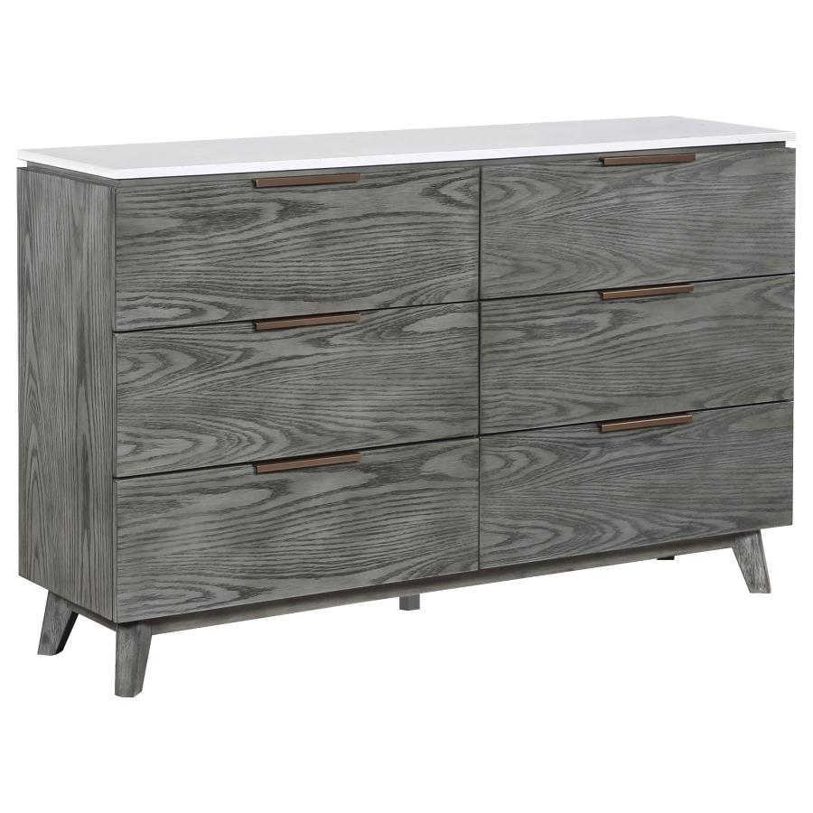 (image for) Nathan 4-piece Queen Bedroom Set Grey