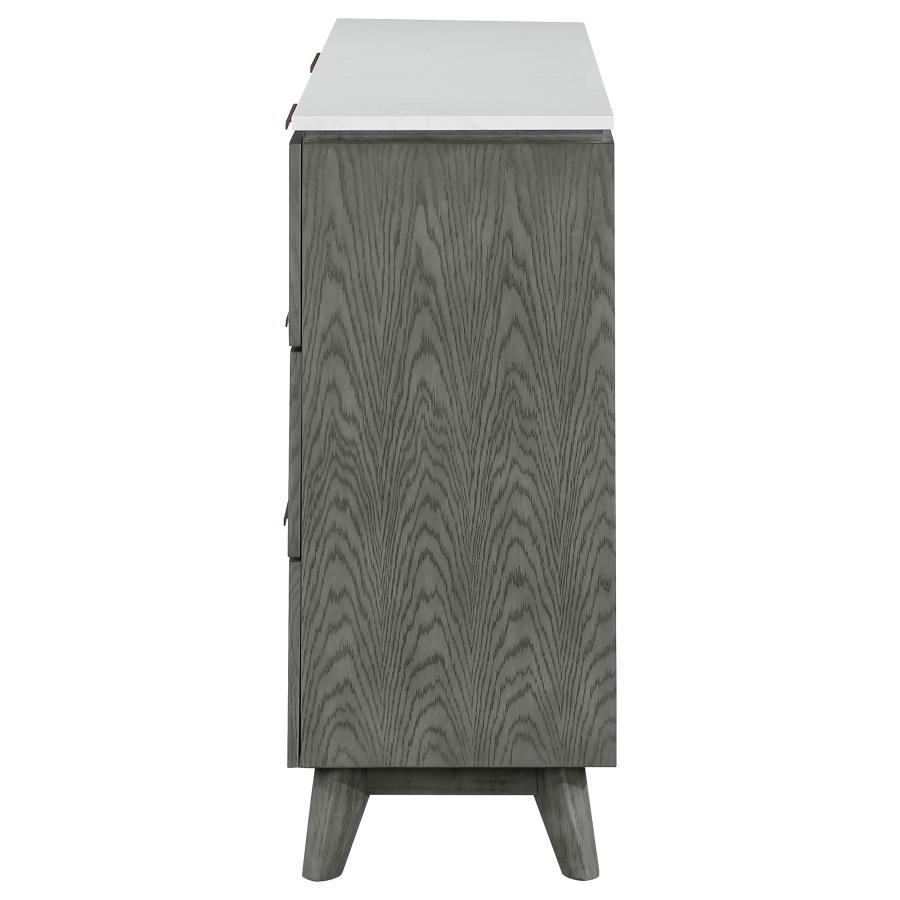 (image for) Nathan 6-drawer Dresser Grey