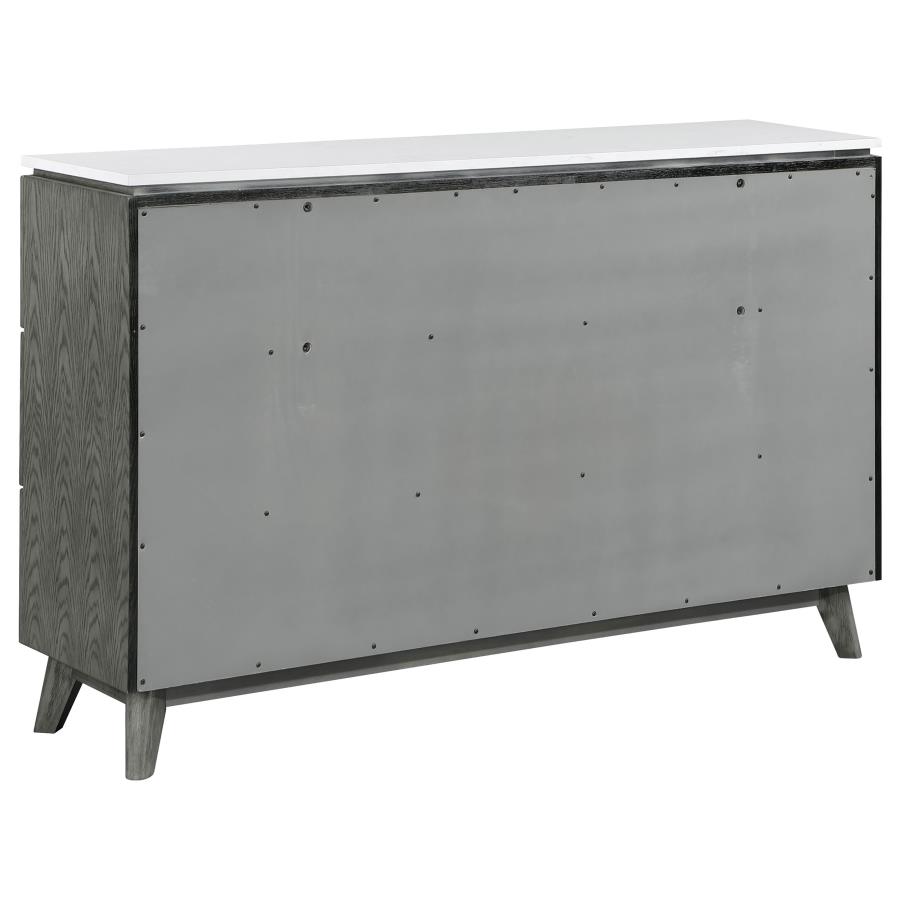 (image for) Nathan 6-drawer Dresser Grey