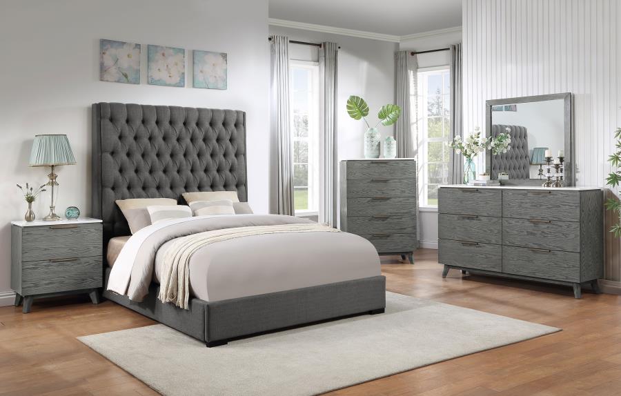 (image for) Nathan 6-drawer Dresser Grey