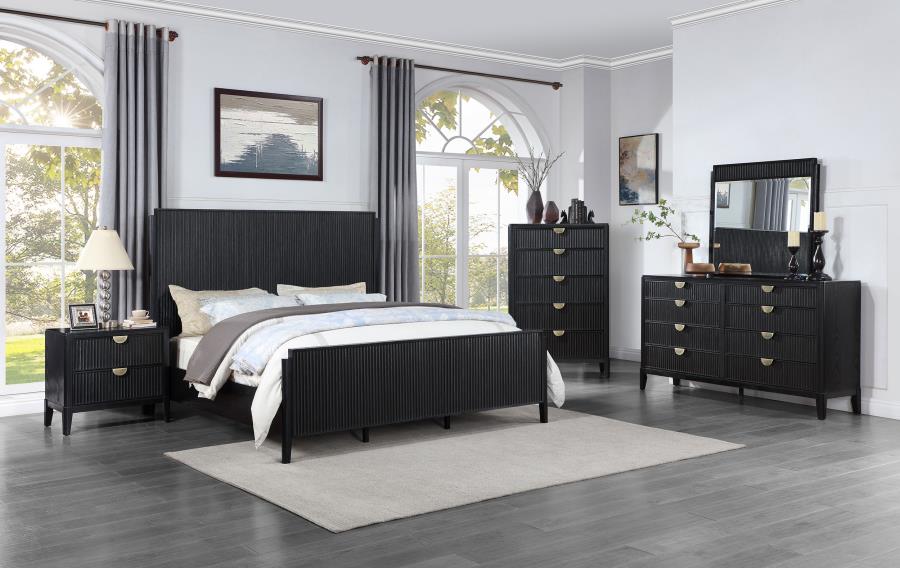 (image for) Brookmead 5-piece Eastern King Bedroom Set Black