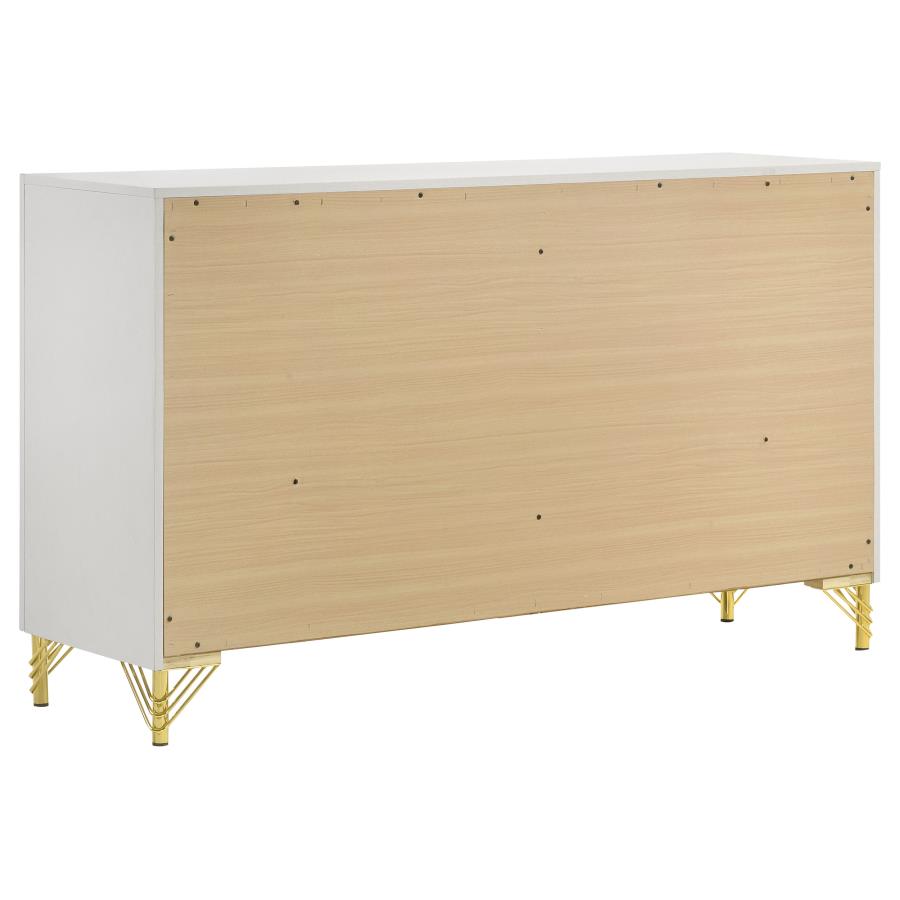 (image for) Lucia 6-drawer Dresser Cabinet White