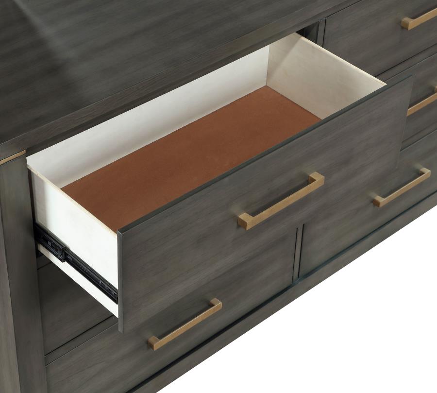 (image for) Kieran 6-drawer Dresser Grey