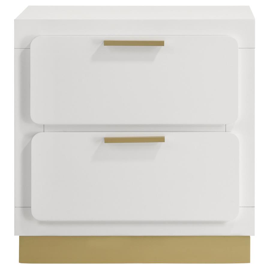 (image for) Caraway 2-drawer Nightstand White