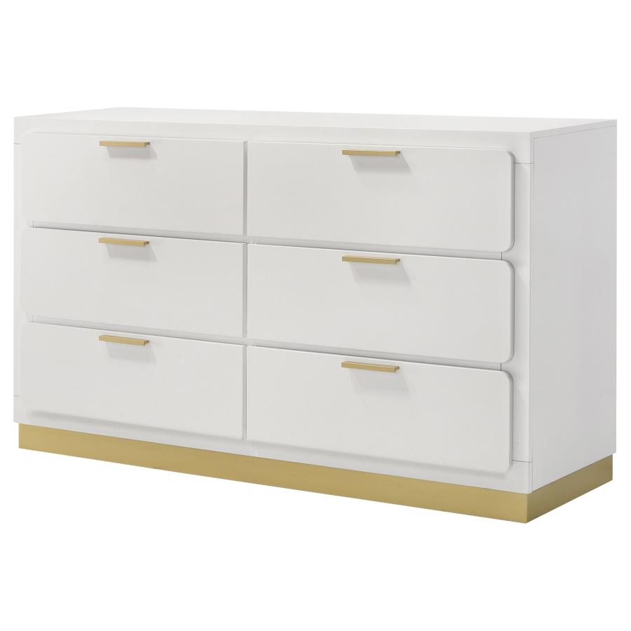 (image for) Caraway 6-drawer Dresser White