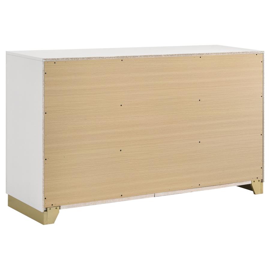 (image for) Caraway 6-drawer Dresser White