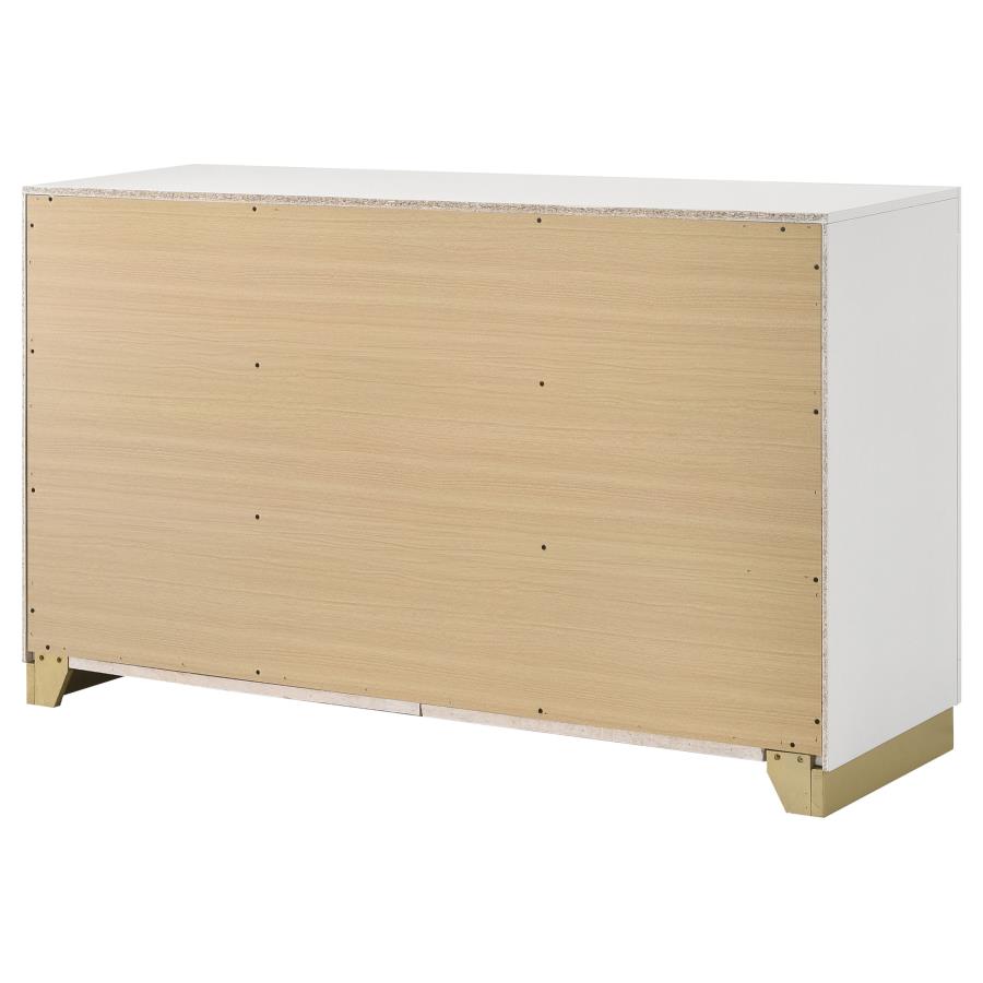 (image for) Caraway 6-drawer Dresser White