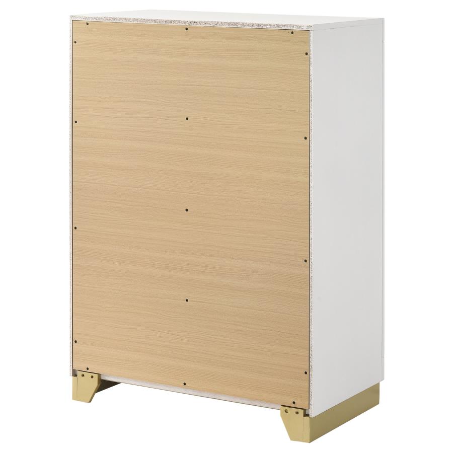 (image for) Caraway 4-drawer Bedroom Chest White