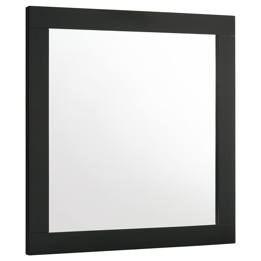 (image for) Caraway Dresser Mirror Black - Click Image to Close