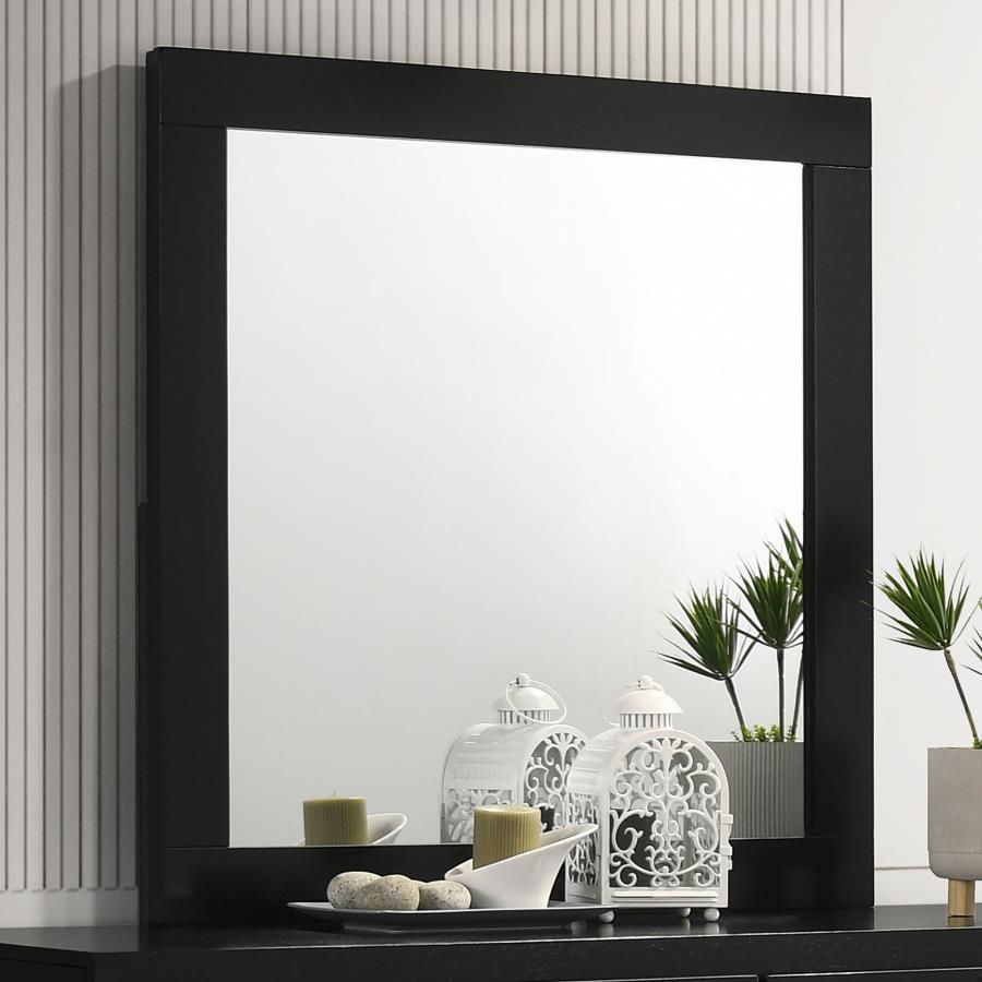 (image for) Caraway Dresser Mirror Black