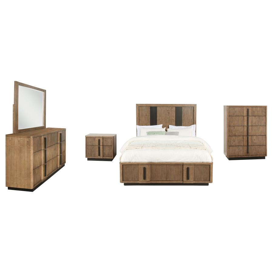 (image for) Terrace 5-piece Eastern King Bedroom Set Ash Brown