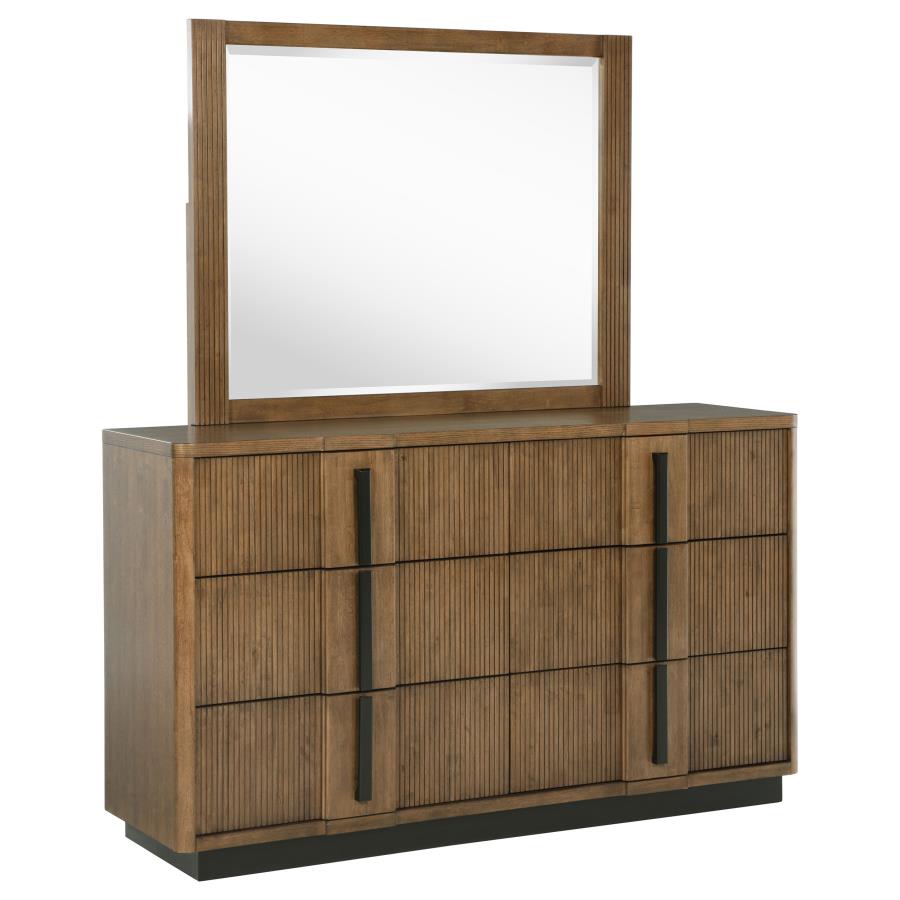 (image for) Terrace 6-drawer Dresser and Mirror Ash Brown