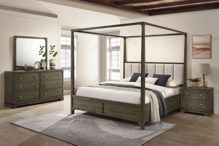 (image for) Gran Park 4-piece Eastern King Bedroom Set Dark Cocoa - Click Image to Close