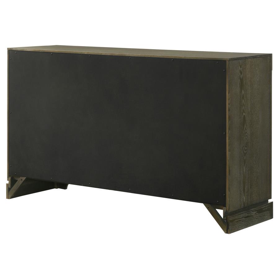 (image for) Gran Park 6-drawer Dresser Cabinet Dark Cocoa