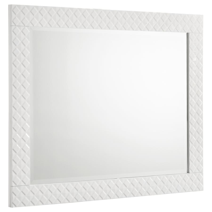 (image for) Ives Dresser Mirror White High Gloss