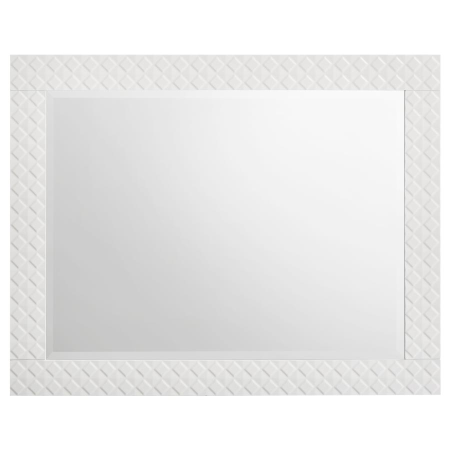 (image for) Ives Dresser Mirror White High Gloss