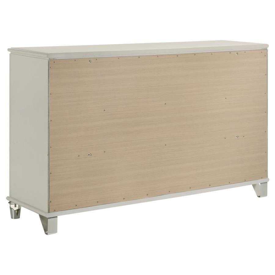 (image for) Olivia 6-drawer Dresser Cabinet Pearl White