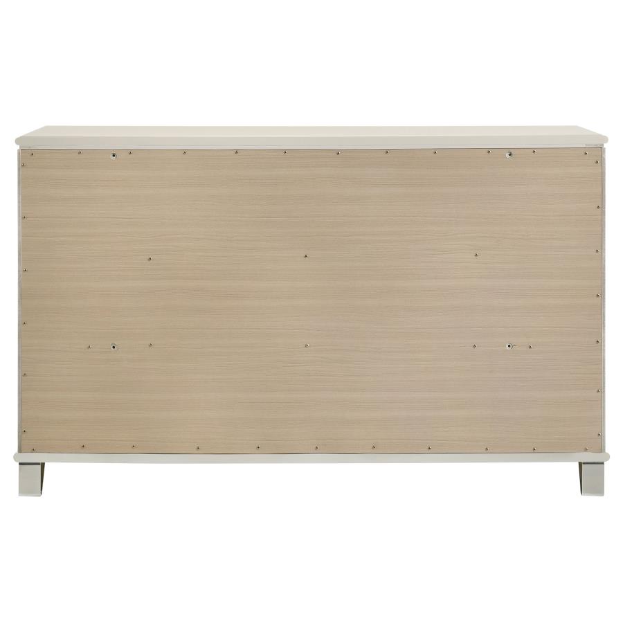 (image for) Olivia 6-drawer Dresser Cabinet Pearl White