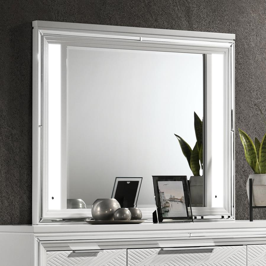 (image for) Marmore LED Dresser Mirror White