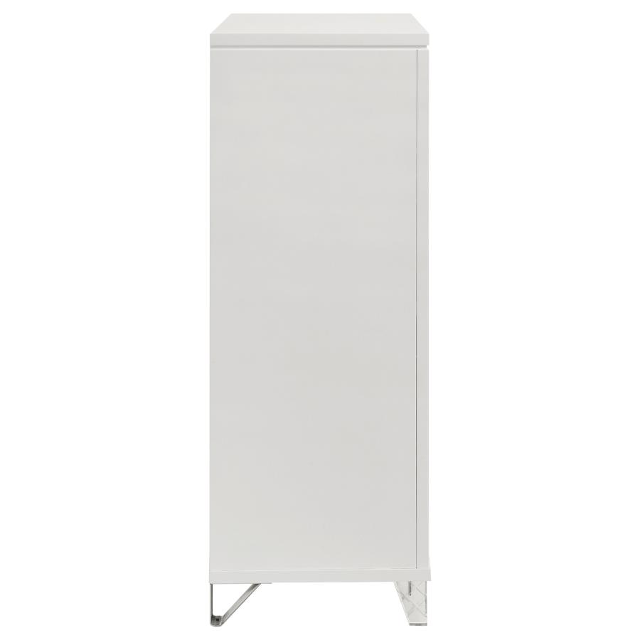 (image for) Marmore 5-drawer Bedroom Chest of Drawers White