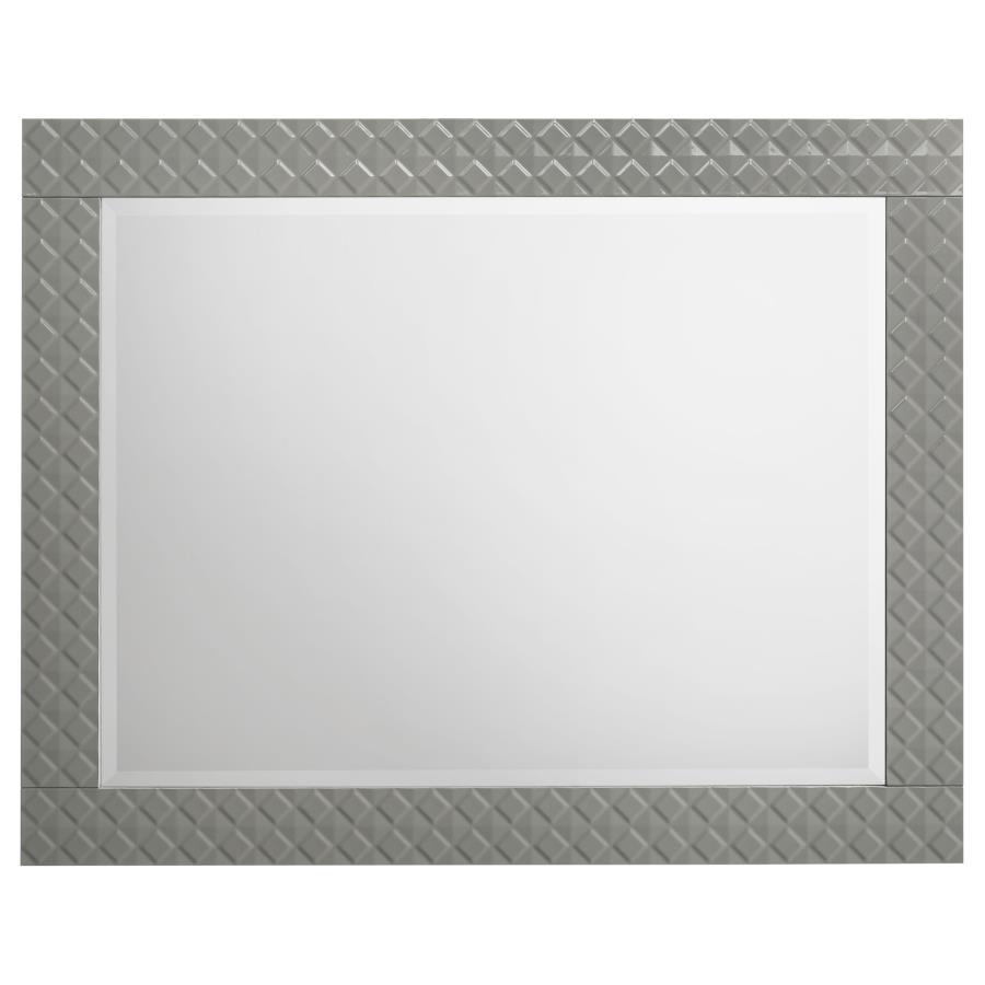 (image for) Ives Dresser Mirror Grey High Gloss