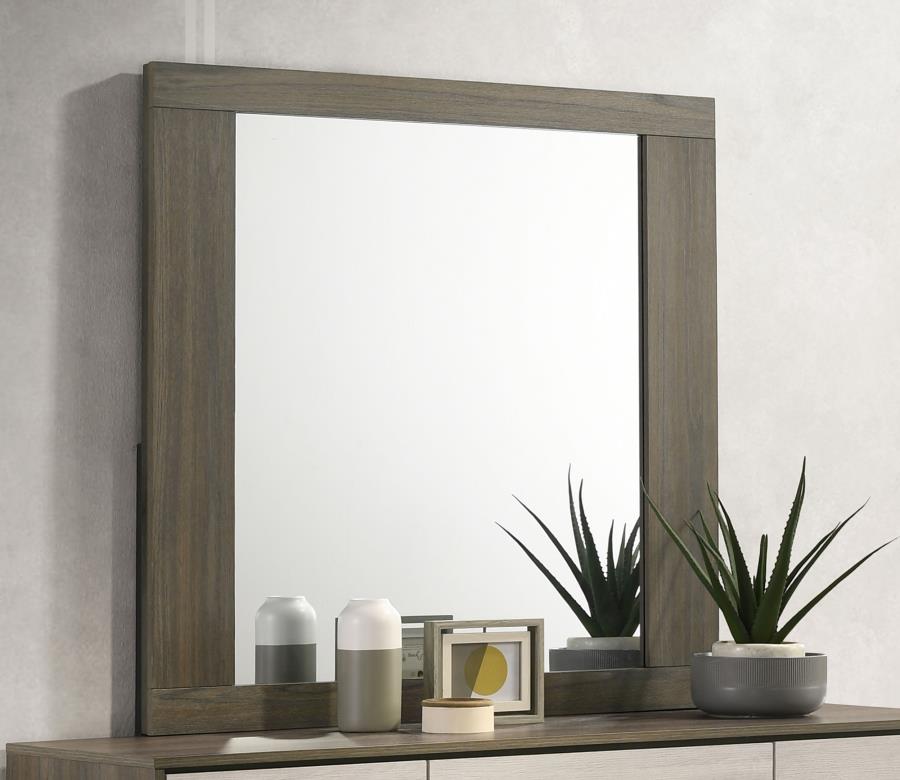 (image for) Fenwick Dresser Mirror Grey Oak