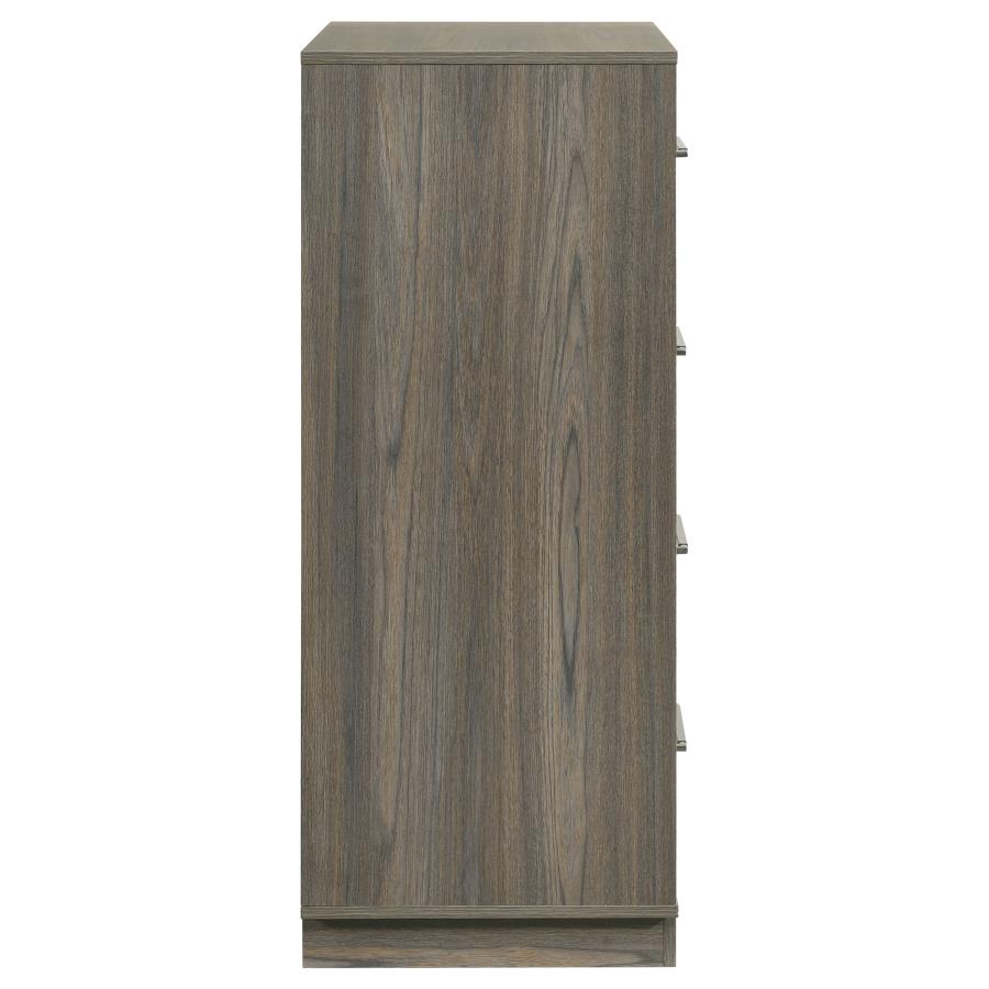 (image for) Fenwick 4-drawer Chest of Drawers Grey Oak