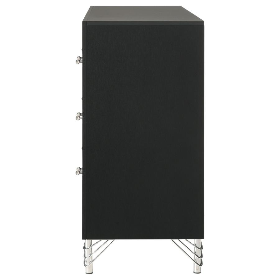 (image for) Lucia 6-drawer Dresser Cabinet Black