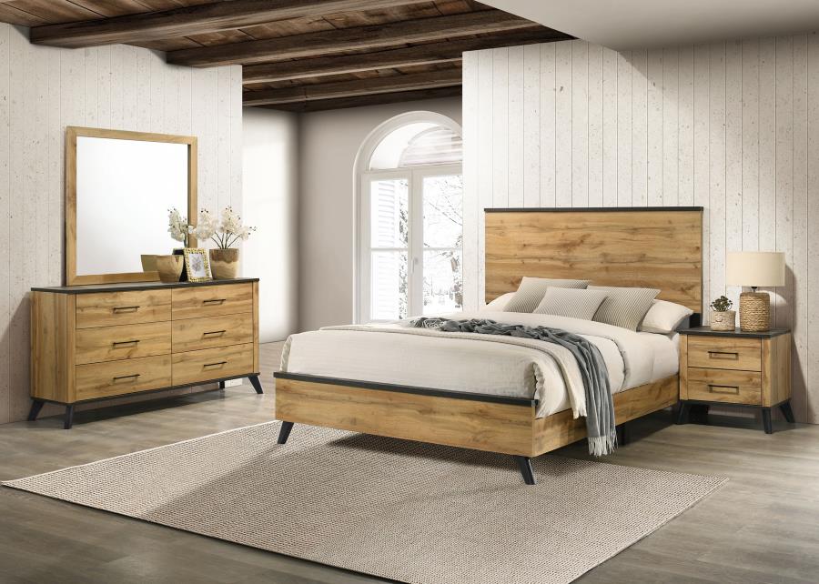 (image for) Kaywood 4-piece Full Bedroom Set Natural Pine