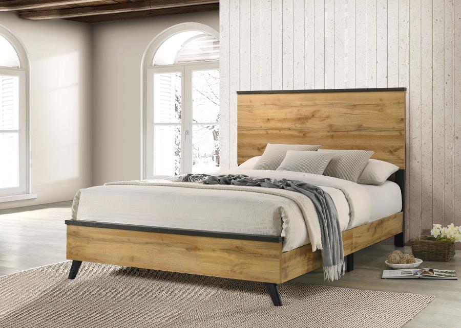 (image for) Kaywood 51-inch Full Panel Bed Natural Pine