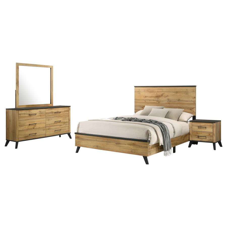 (image for) Kaywood 4-piece Queen Bedroom Set Natural Pine