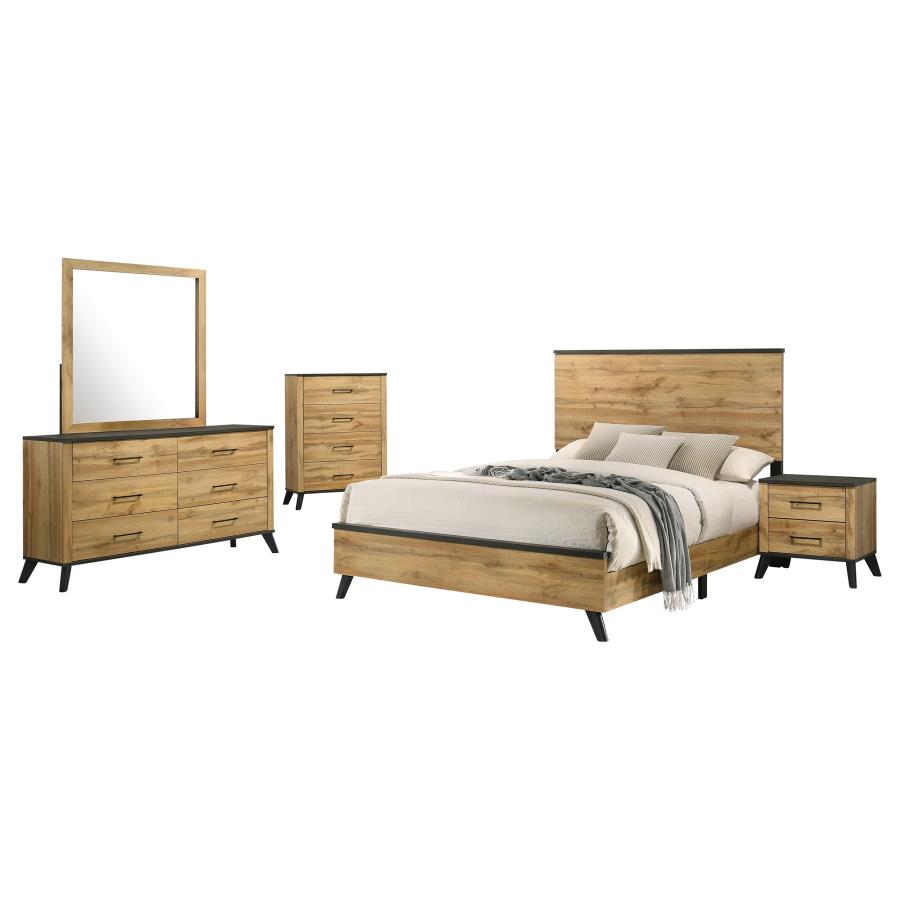 (image for) Kaywood 5-piece Queen Bedroom Set Natural Pine