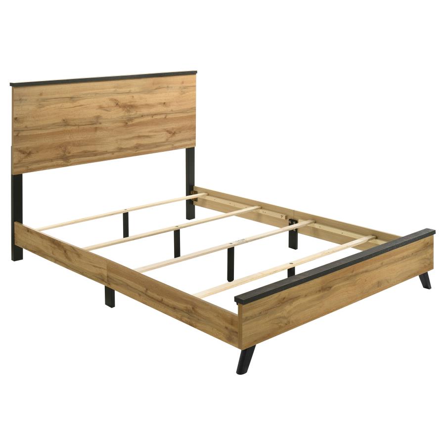 (image for) Kaywood 51-inch Queen Panel Bed Natural Pine