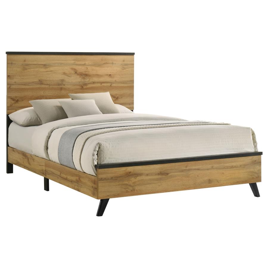 (image for) Kaywood 51-inch Queen Panel Bed Natural Pine