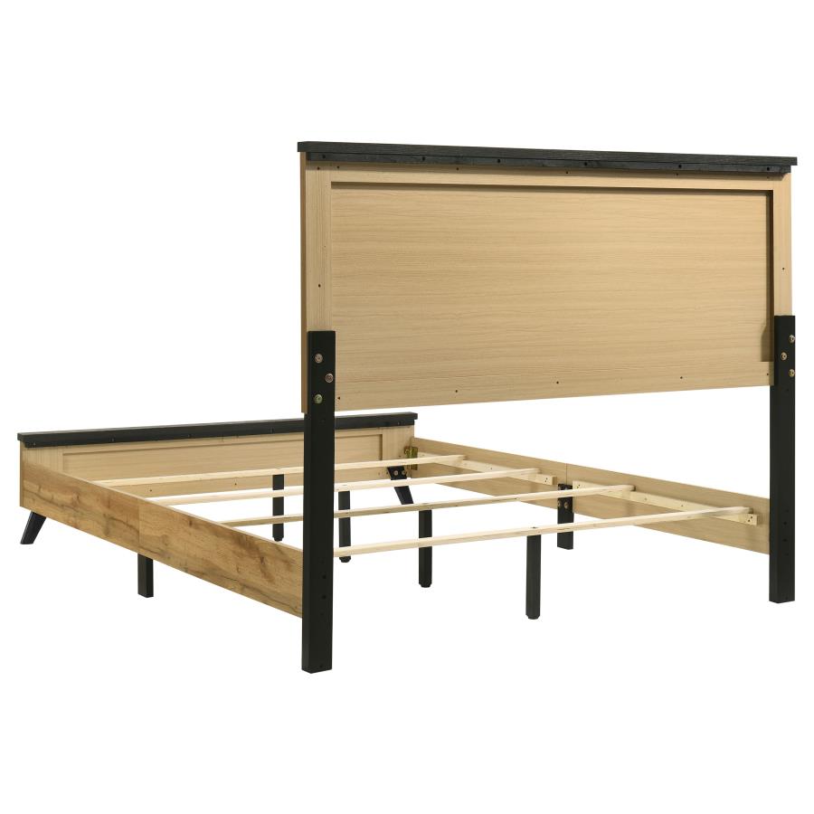 (image for) Kaywood 51-inch Queen Panel Bed Natural Pine