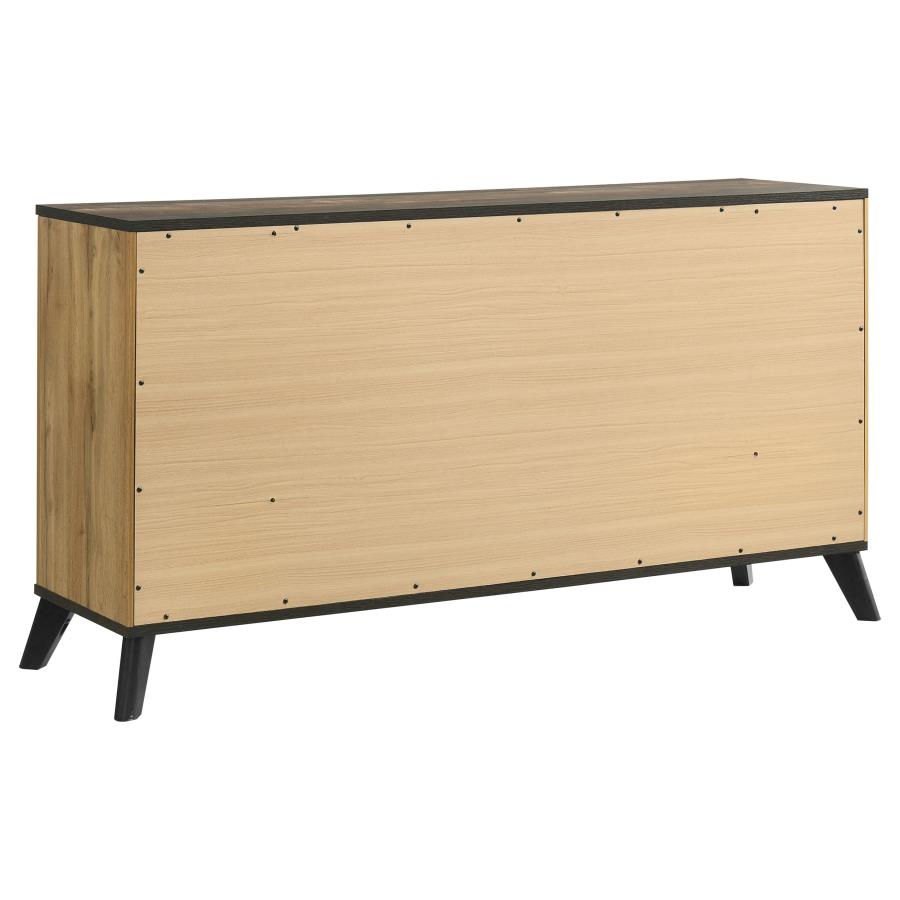 (image for) Kaywood 6-drawer Dresser Cabinet Natural Pine