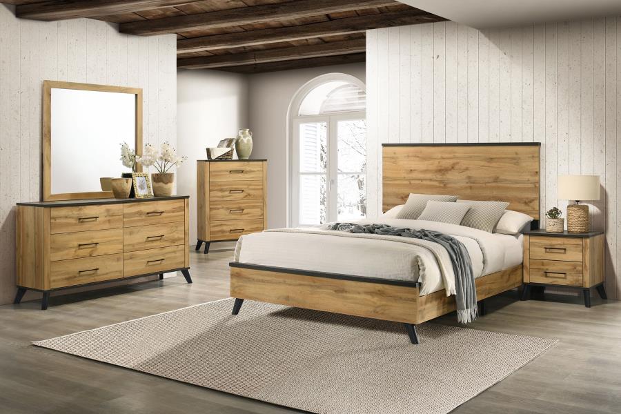 (image for) Kaywood 6-drawer Dresser Cabinet Natural Pine