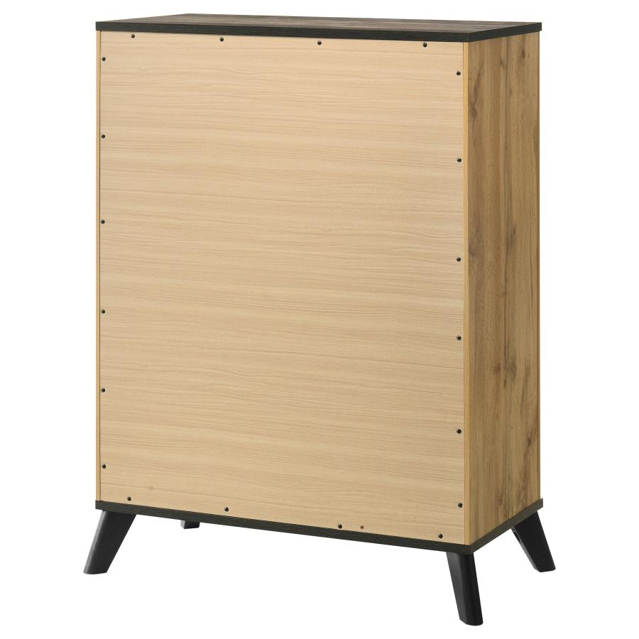 (image for) Kaywood 4-drawer Bedroom Chest of Drawers Natural Pine