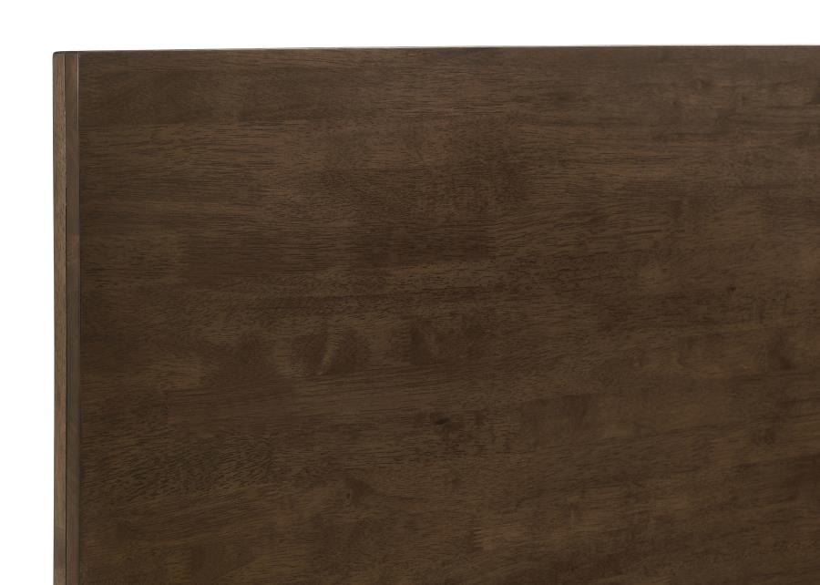 (image for) Glenwood 48-inch Eastern King Platform Panel Bed Warm Brown