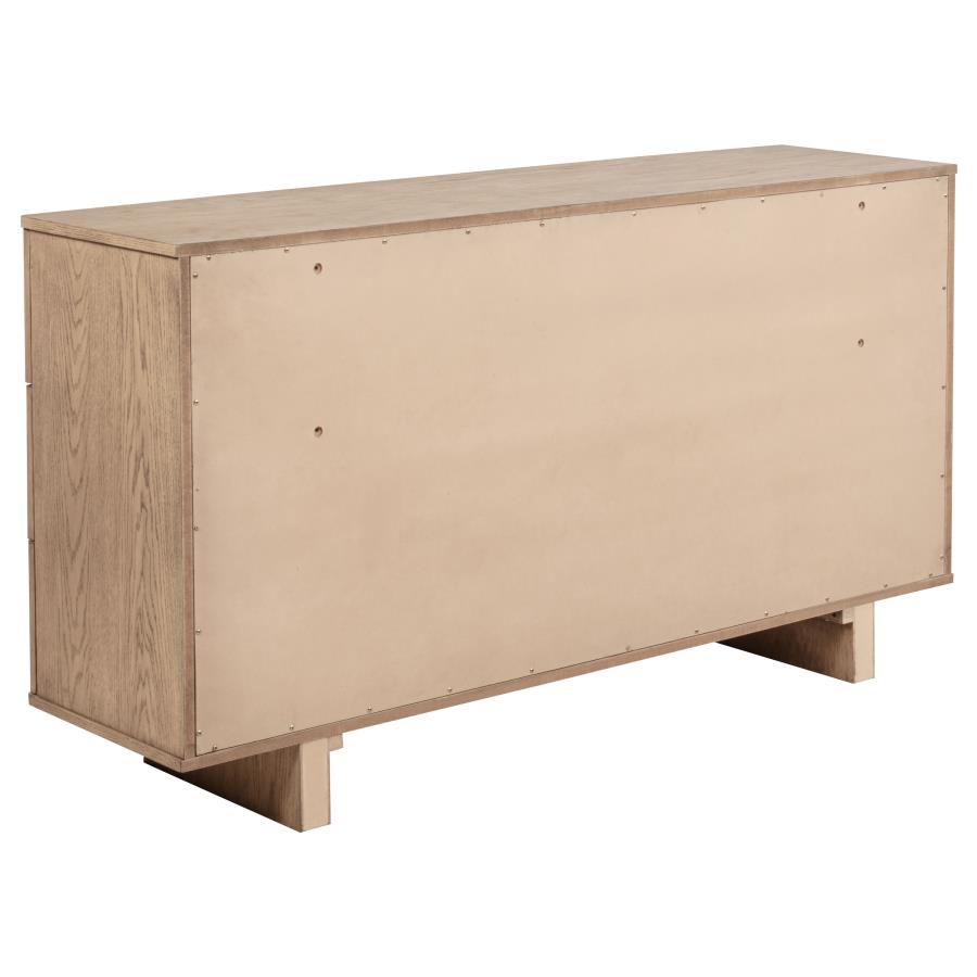 (image for) Kailani 9-drawer Dresser Cabinet Beige Oak