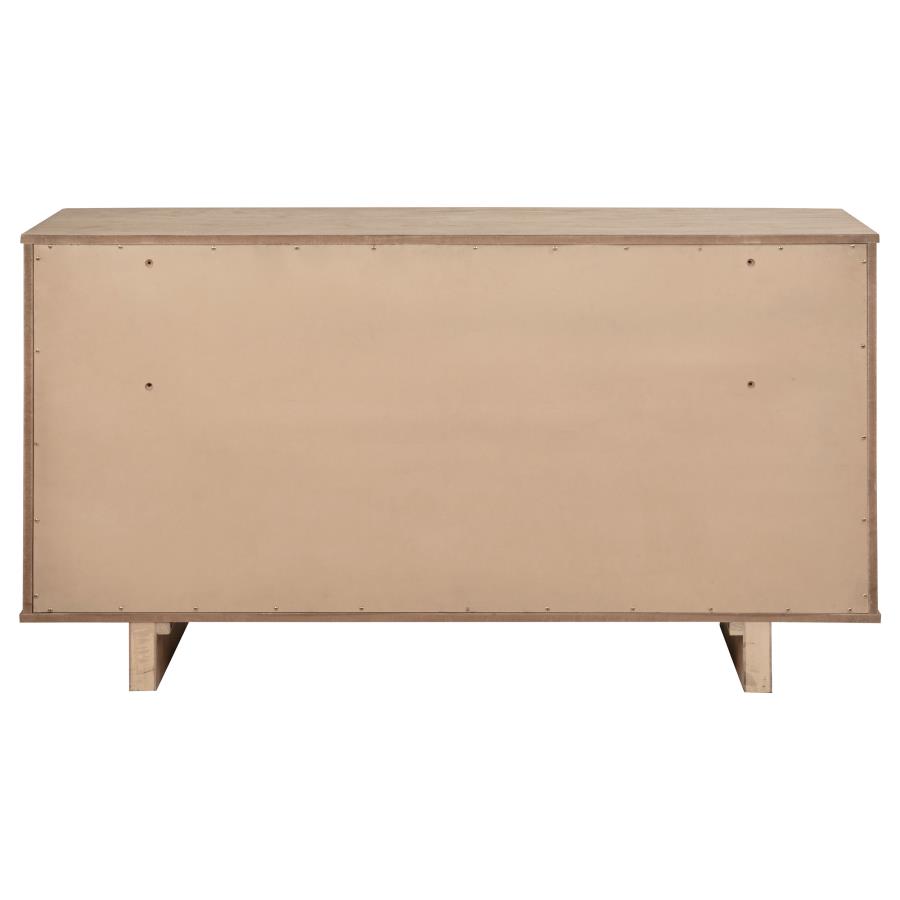 (image for) Kailani 9-drawer Dresser Cabinet Beige Oak