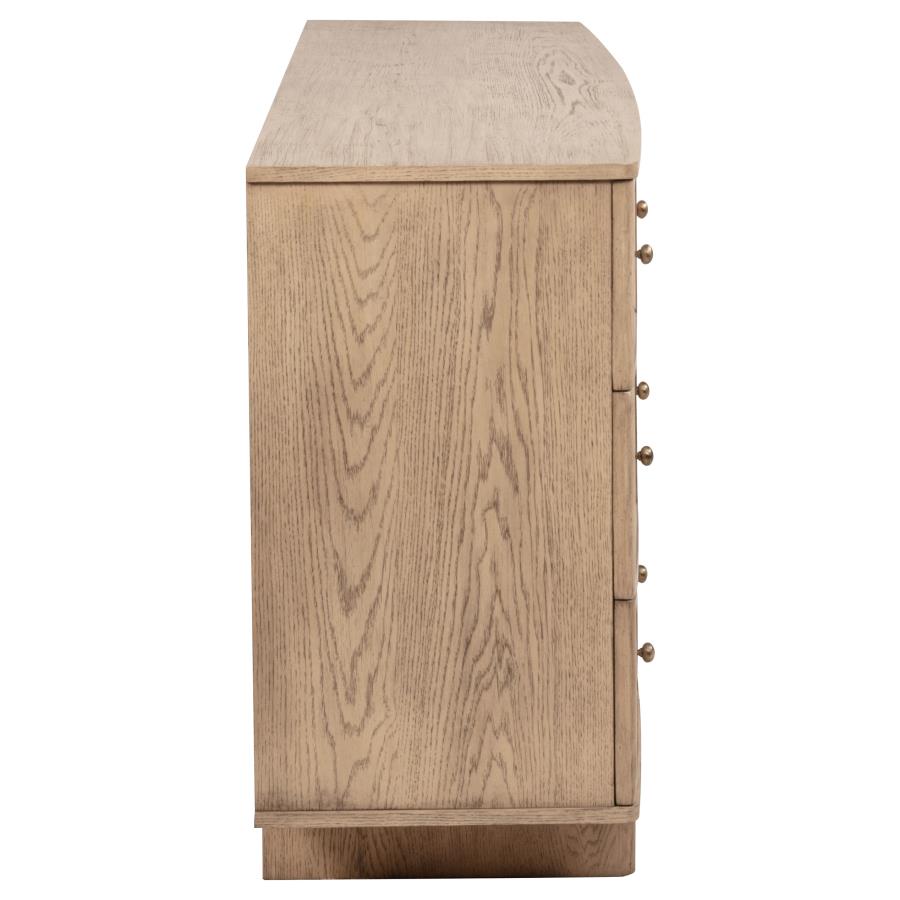 (image for) Kailani 9-drawer Dresser Cabinet Beige Oak