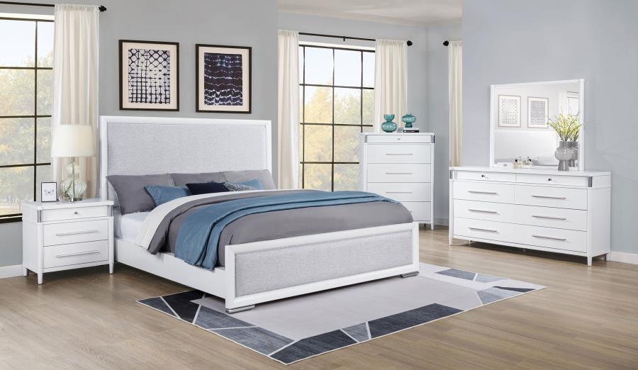 (image for) Gracemont 5-piece Queen Bedroom Set White