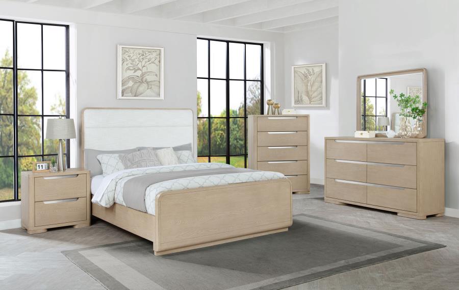 (image for) Ladera 5-piece California King Bedroom Set Light Elm