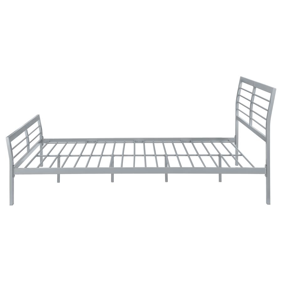 (image for) Cooper Metal Queen Open Frame Bed Silver