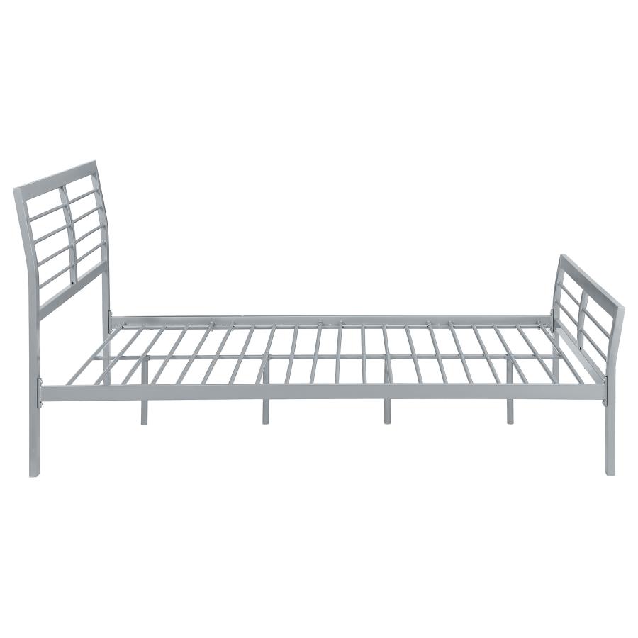 (image for) Cooper Metal Twin Open Frame Bed Silver