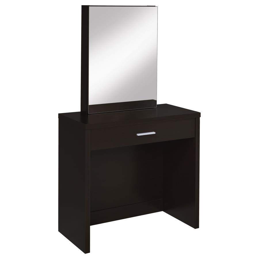 (image for) Harvey Vanity Set with Lift-Top Stool Cappuccino